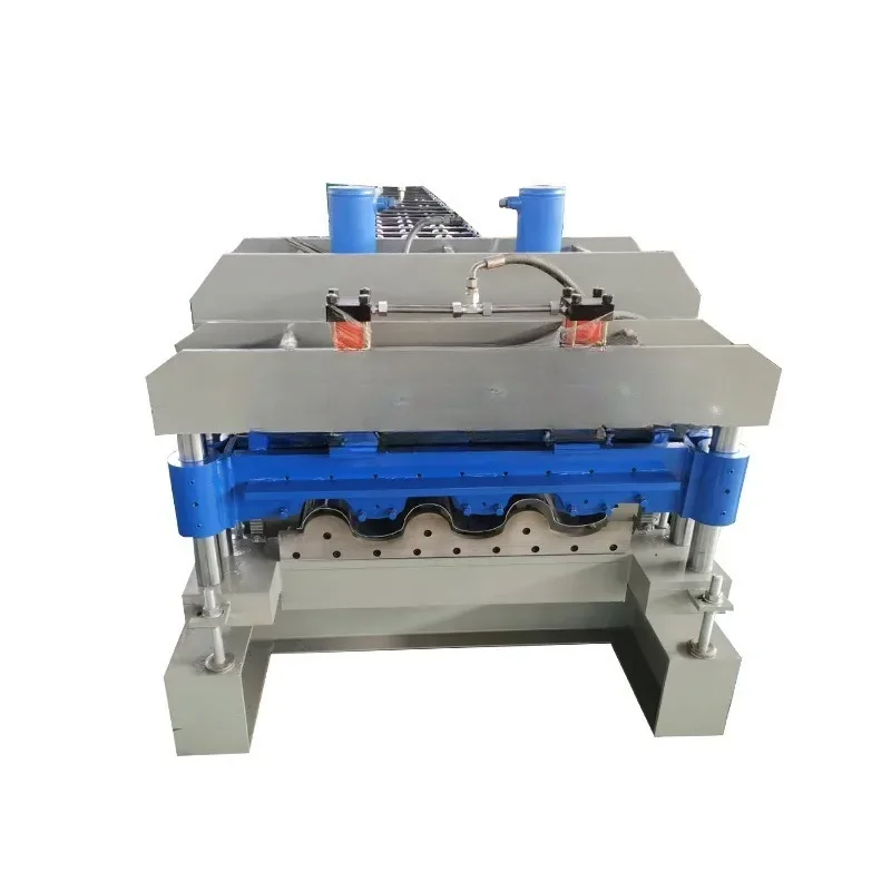 Color steel plate forming machine tile pressing machine, single-layer iron sheet glazed tile machine