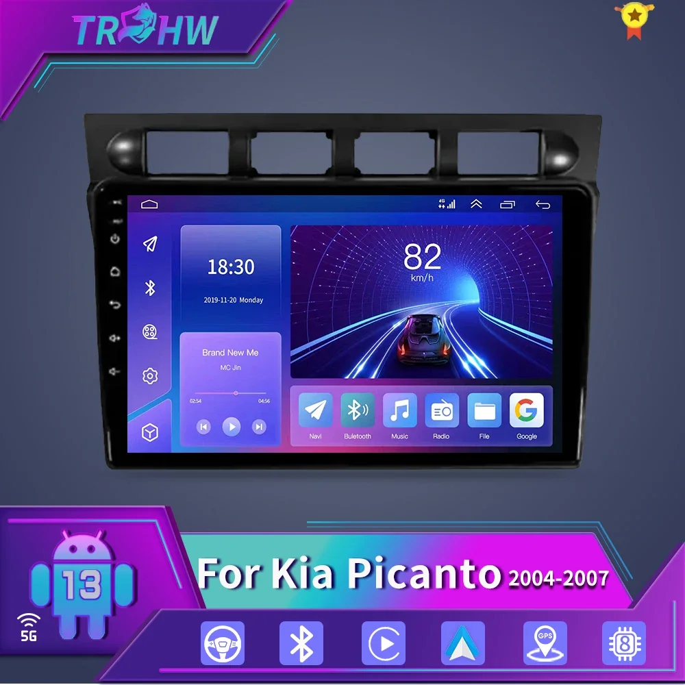 

Carplay Car Multimedia For Kia Morning Picanto 2004-2007 Radio Stereo WIFI GPS Navigation Head Unit Autoradio Auto