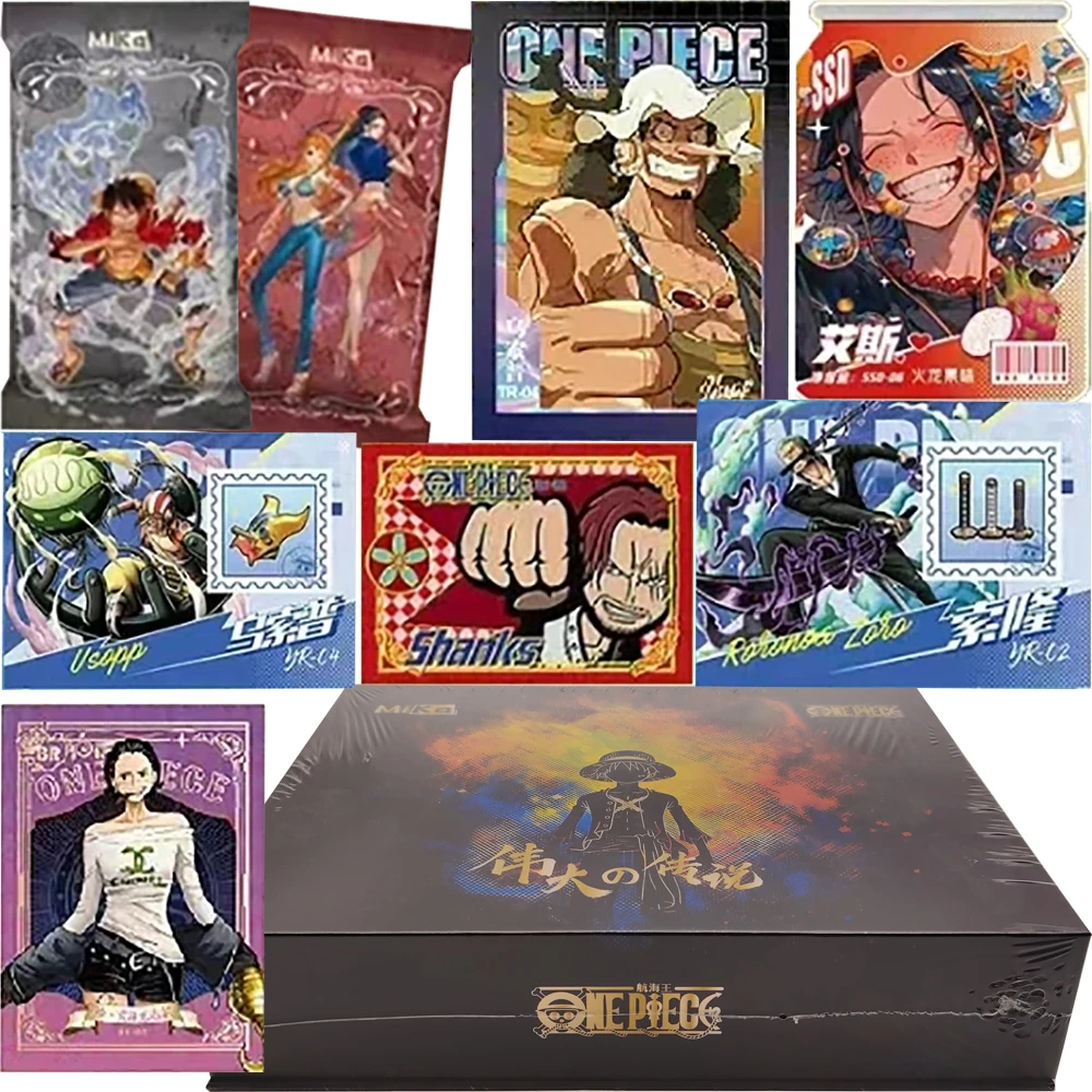 One Piece Trendy Anime Collection Cards for Young Adult‌ Highly Beloved Characters Creative Peripheral Toys Cards Birthday Gifts