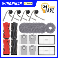 Filter Main Brush Mop Cloth Dust Bag For Roborock G20S Ultra/ Saros 10R/ Qrevo CurvX/ EdgeT/ S9 MaxV Slim Seal Dust-Proof Parts