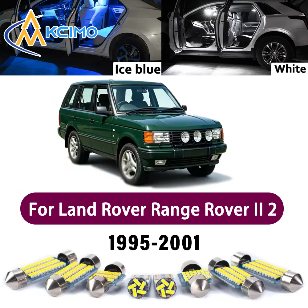 KCIMO New Canbus Number Plate Bulb For Land Rover Range Rover II 2 P38A P38 1995-2001 Interior Reading Premium Mirror Lights