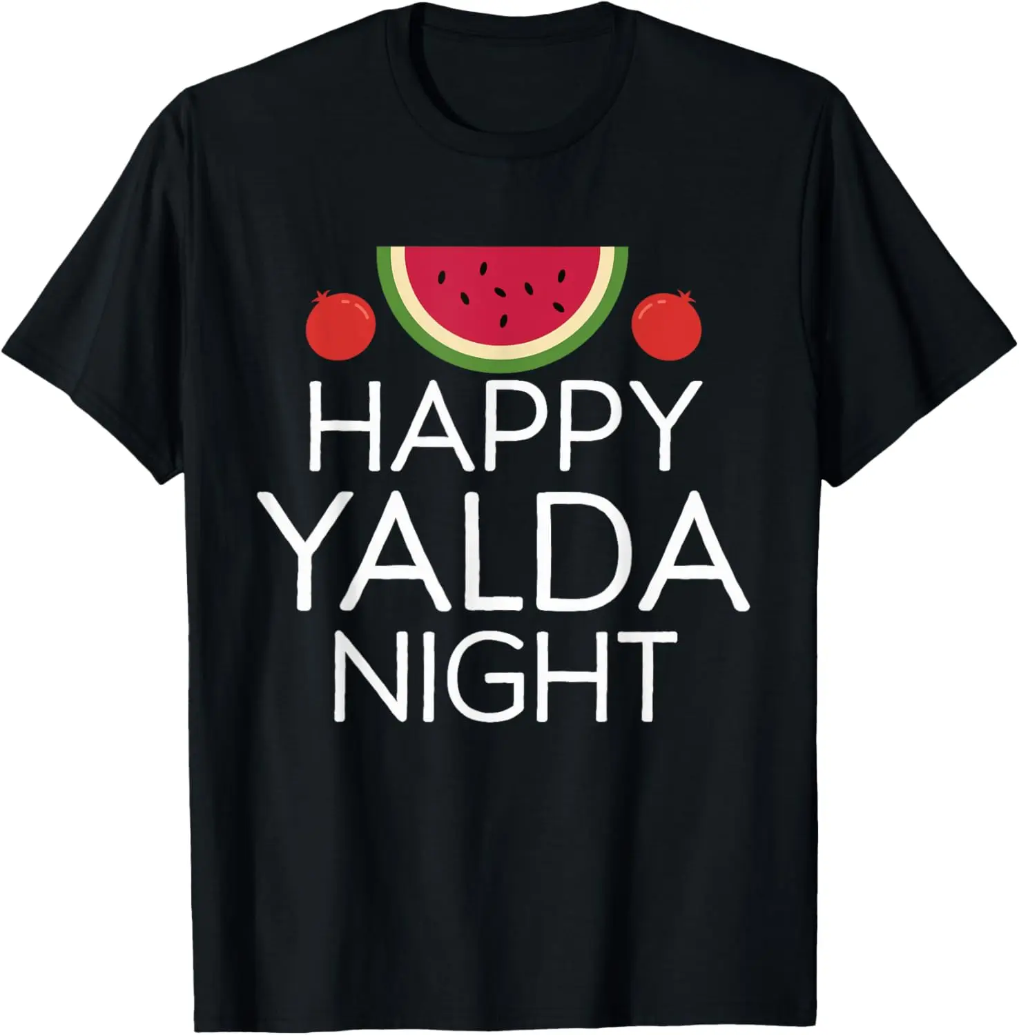 

Футболка Happy Yalda Night Holiday с арбузом и гранатами