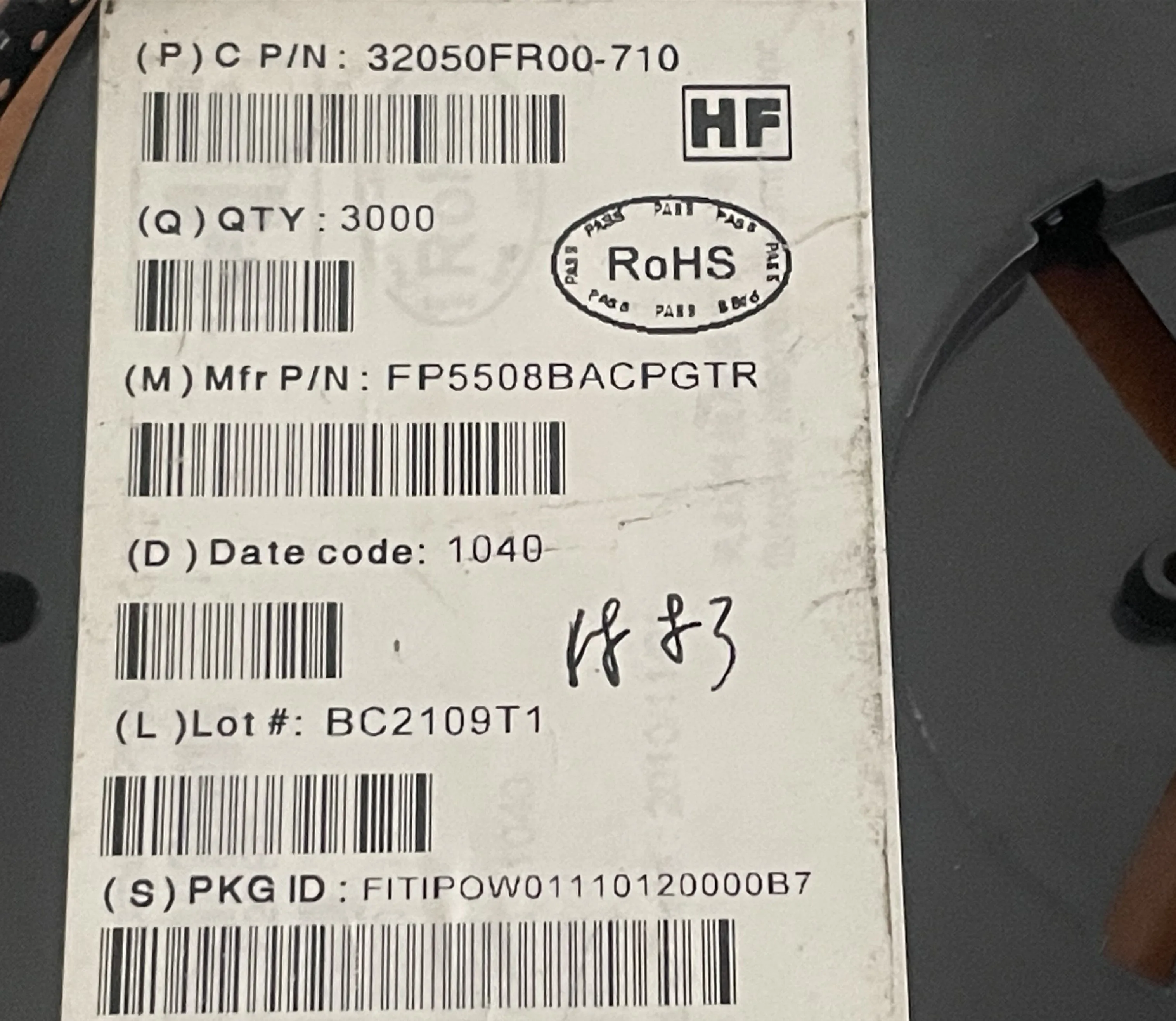 10pcs/set 10pcs/lot New Original 100% Quality FP5508BACPGTR code： 5508B