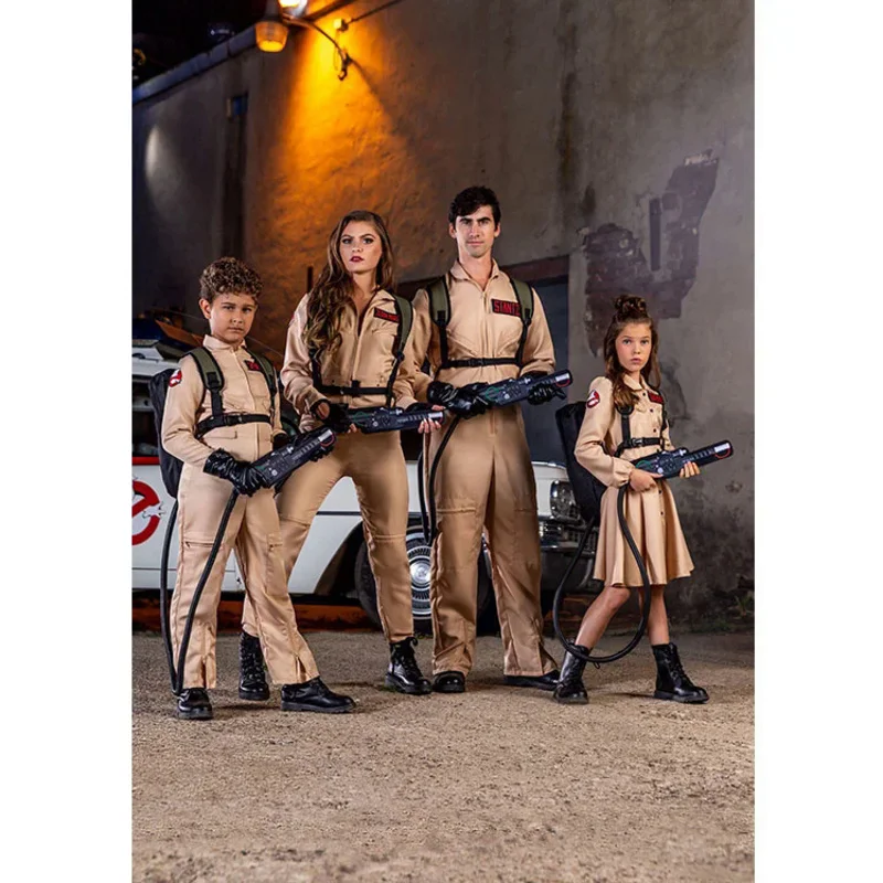 Película de película de Halloween para adultos, actuación en escenario, disfraz de caza, cazafantasmas, envío rápido, nuevo