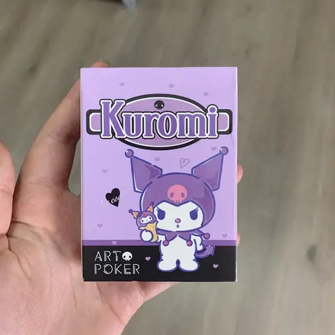 Sanrio Poker Spelkort Brädspel Anime Kuromi Barnleksaker Kortlek Manga Spelkort 10 best sales anime pokerspelkort - №1