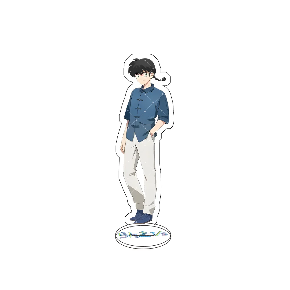 15CM Ranma 1/2 Nibun No Ichi Anime Acrylic Stand Model Girls Gift Cartoon Product The girl's Christmas present Desktop pendulum