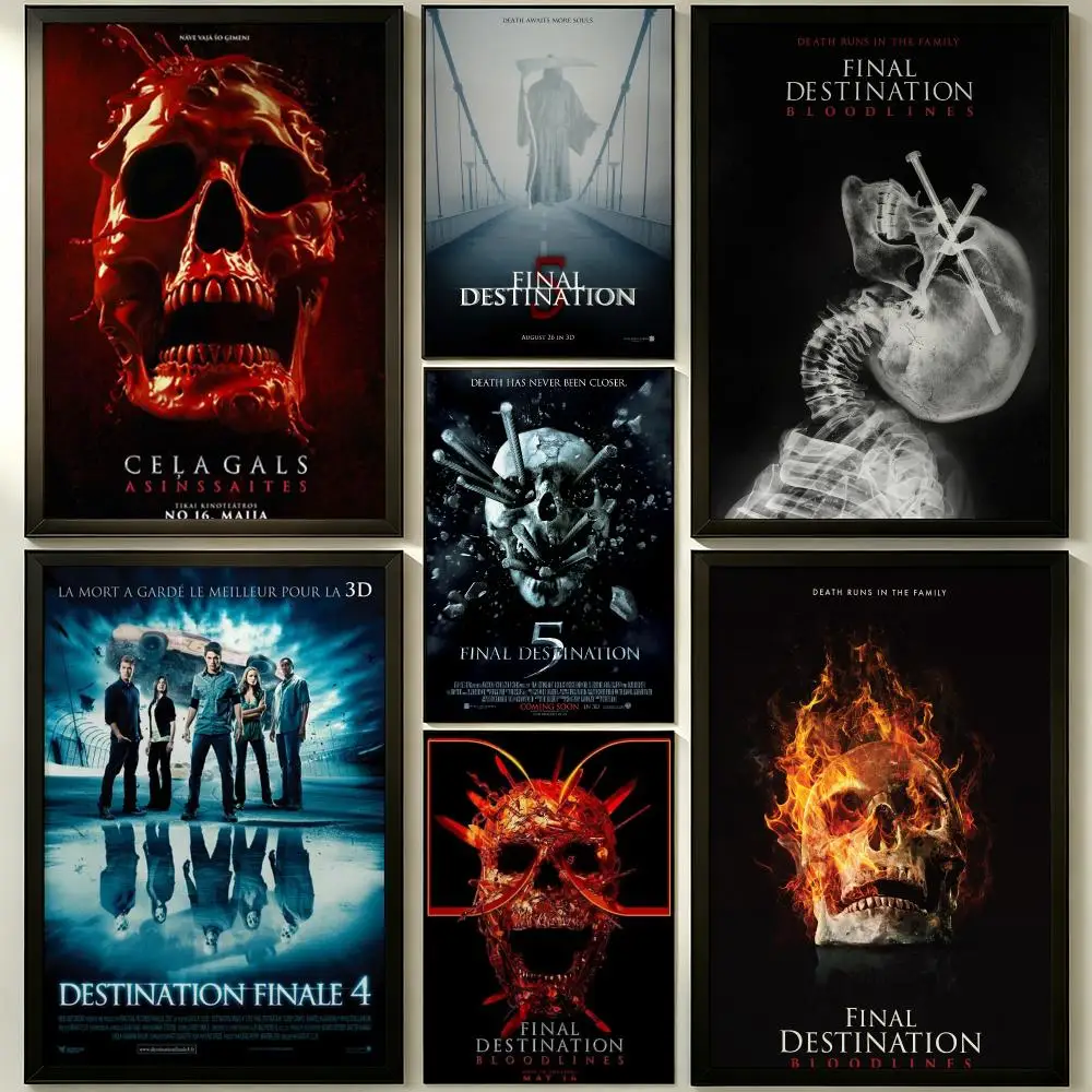 movie Final Destination Poster HD Poster Sophisticated Modern Aesthetic Wall Art For Living Room Bedroom Office Cafe Decor