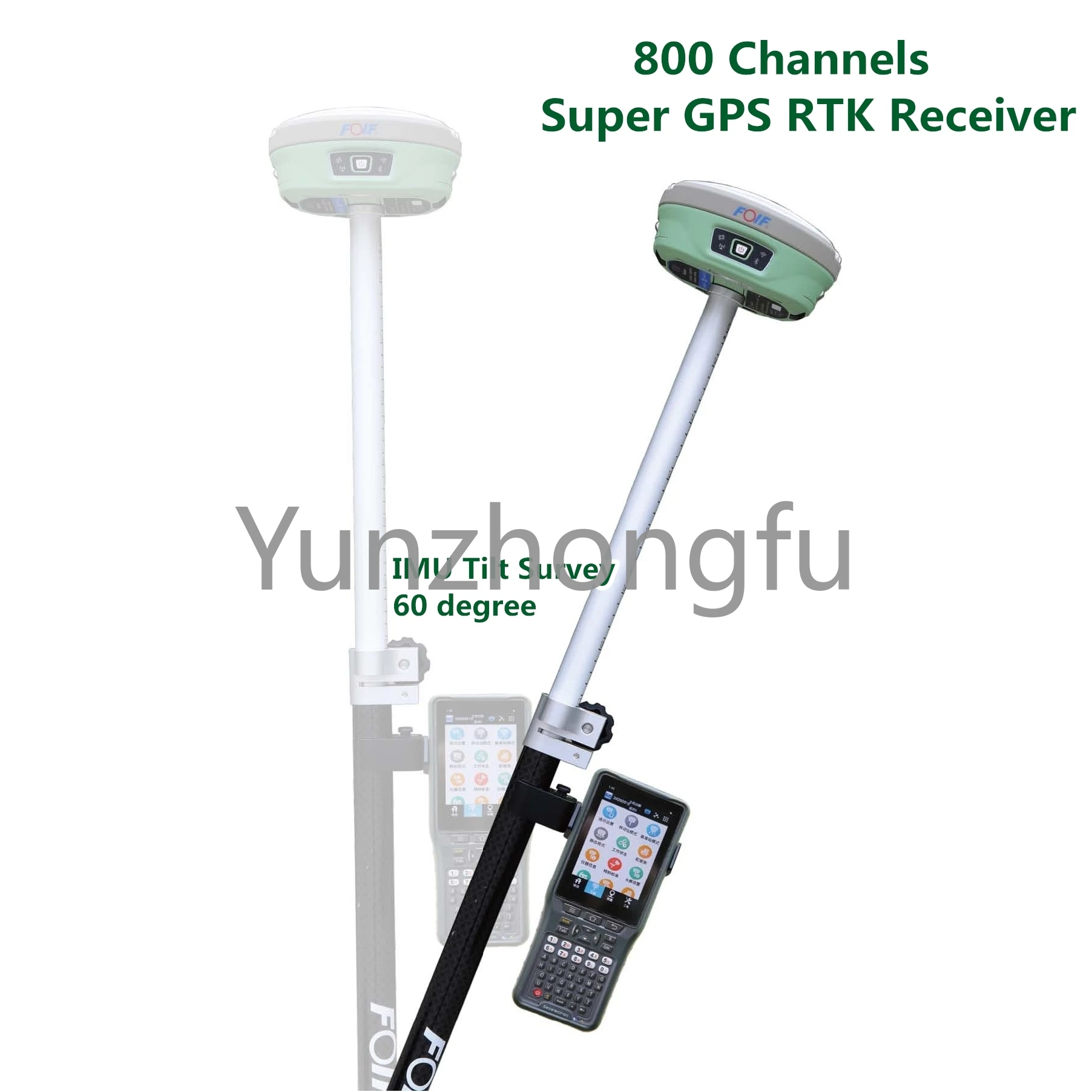 800 channels G970II Pro Base and rover FoifV90 GNSS GPS RTK for Construction land Survey Equipment