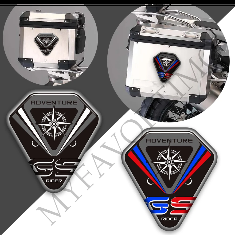 

For BMW R1200gs F800GS R1250GS F850GS R1150GS ADV GS Adventure Tail Side Box Top case panniers Luggage Aluminium Stickers Decals