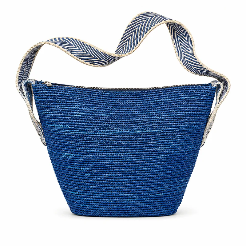 

Women Raffia Woven Bucket Bag Straw Shoulder Crossbody Handbag Versatile Beach Tote