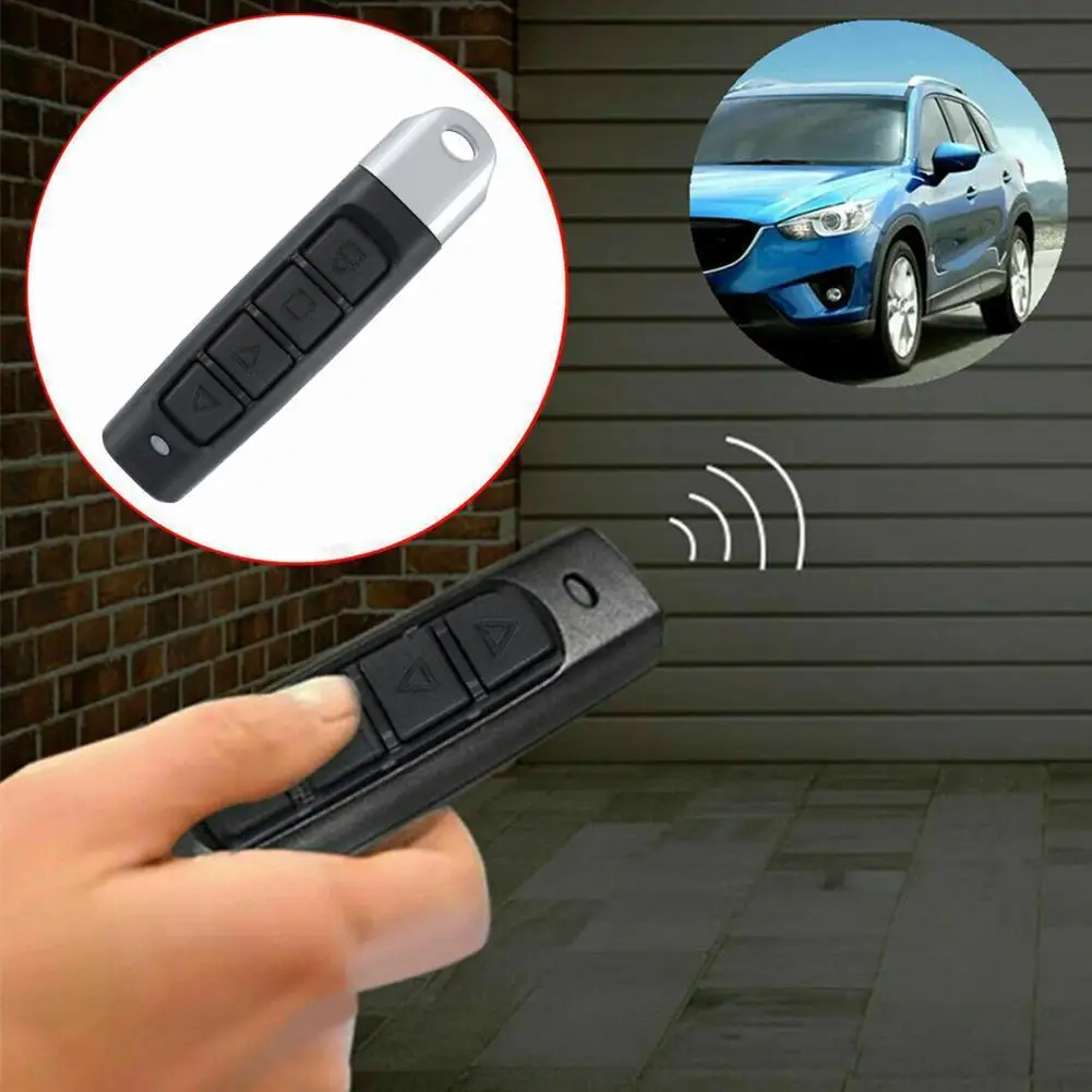 

Universal 433MHZ Remote Control 4 Channe Garage Gate Code Clone Door Car Key Control Fixed Cloning Remote Code Opener Dupli Y0O7