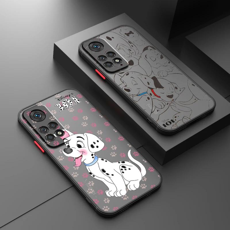 101 Spotted Dog Disney Cute Frosted Translucent For Redmi 8 8A 9A 9C 9AT 9 9T 10X 10A 10C 10 11A 12C 12 13C 5G Funda Phone Case