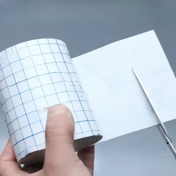 1 PC Self กาวทางการแพทย์ไม่ทอเทป Breathable Wound Dressing Fixing การเก็บรักษาเทปผ้าพันแผลม้วน 10cmX5 M