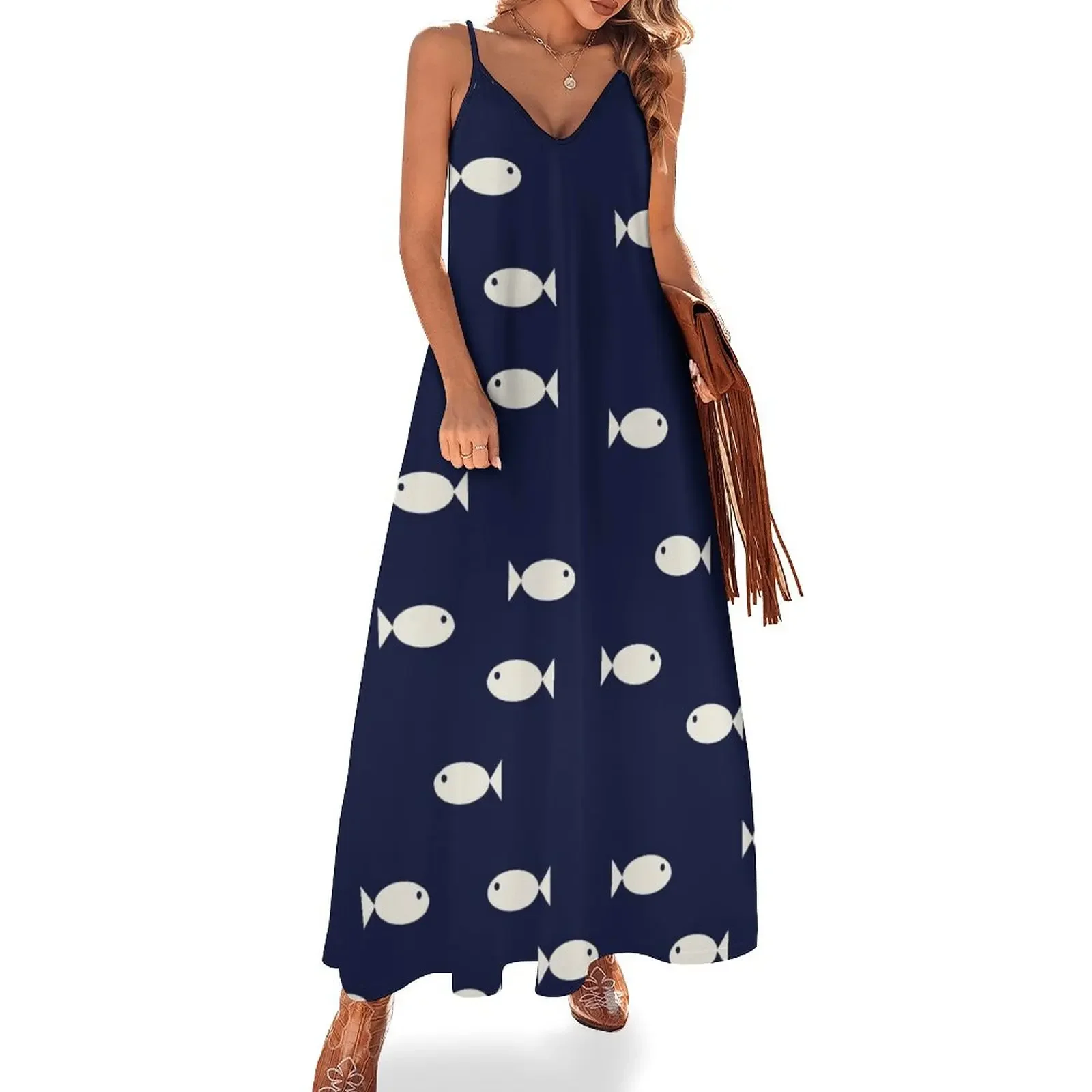 

Fish Sleeveless Dress ladies dresses for special occasion dresses ladies 2025 summer women evening dress