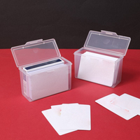 Game Card Transparent Box, Jewelry Storage Container 10x4x6Cm Board Game Transparent Plastic Box