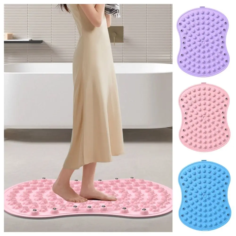 Magnetic Therapy Foot Massage Mat Creative Anti-Slip Finger-pressing Board Walk Stone Relaxation Toe Pressure Mat Office