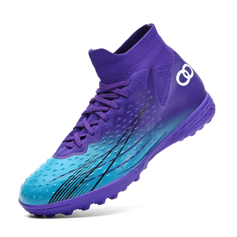 

2025 Football Shoes Phantom Luna Anti-slip Wear Comfortable Shock Absorbing Long Nail Rubber Round Head Artificial Turf Football