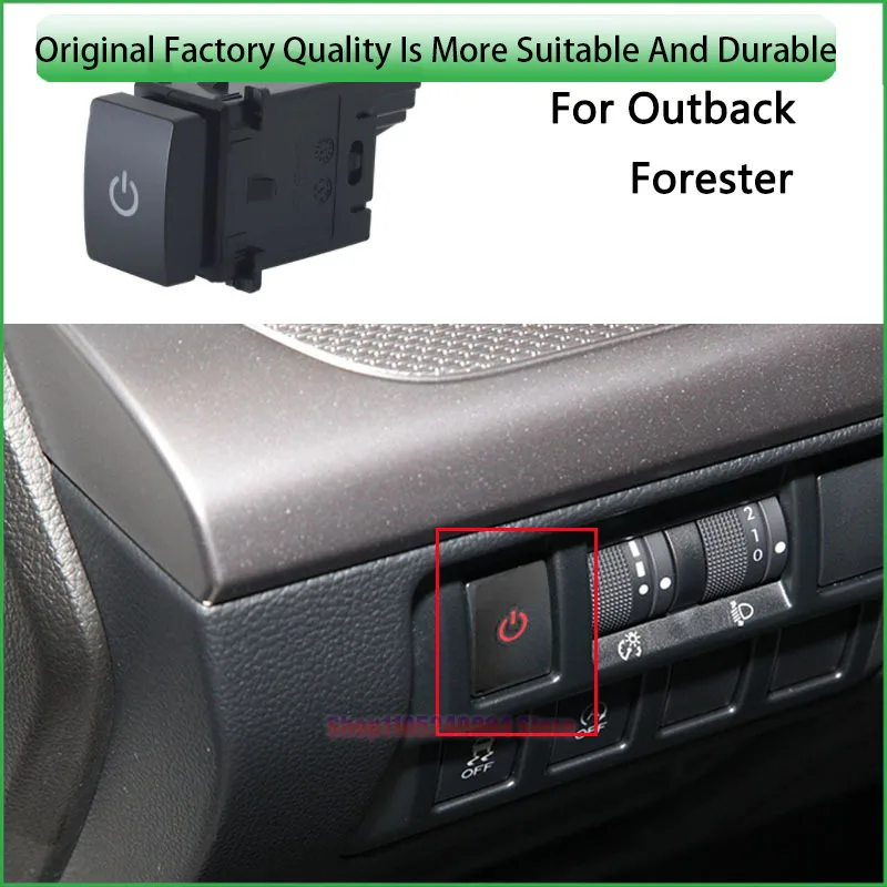 For Subaru Outback Forester 1PC Switch for BSM DRL Recorder Power Mirror Heat and Parking Radar