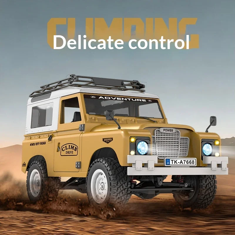New Arrival 1:10 Full Scale Pickup RC Car Off-Road Defender Full Terrain Simulation Climbing Vehicle Remote Control Toy Cool Toy
