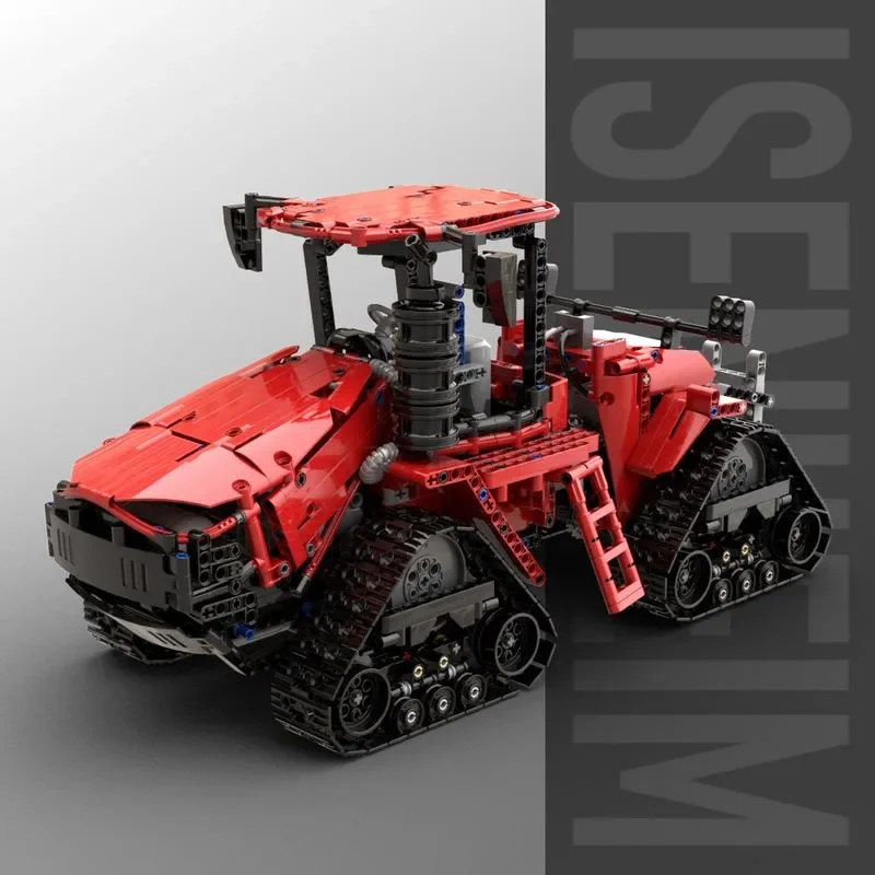 Classic MOC-35270 Case IH Quad Track 600 - RC Farm Machinery Vehicle Kit 1566PCS Building Blocks Toy Birthday Christmas  DIYGift