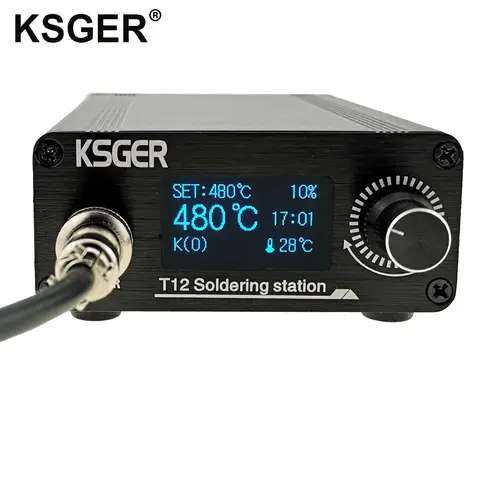 T12 V2.1S Soldering Station with OLED and D24 Tips KSGER