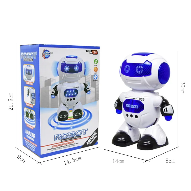 2024 New Space Dancing Electric Robot Colorful Lighting Music Boys And Girls Childrens Toys