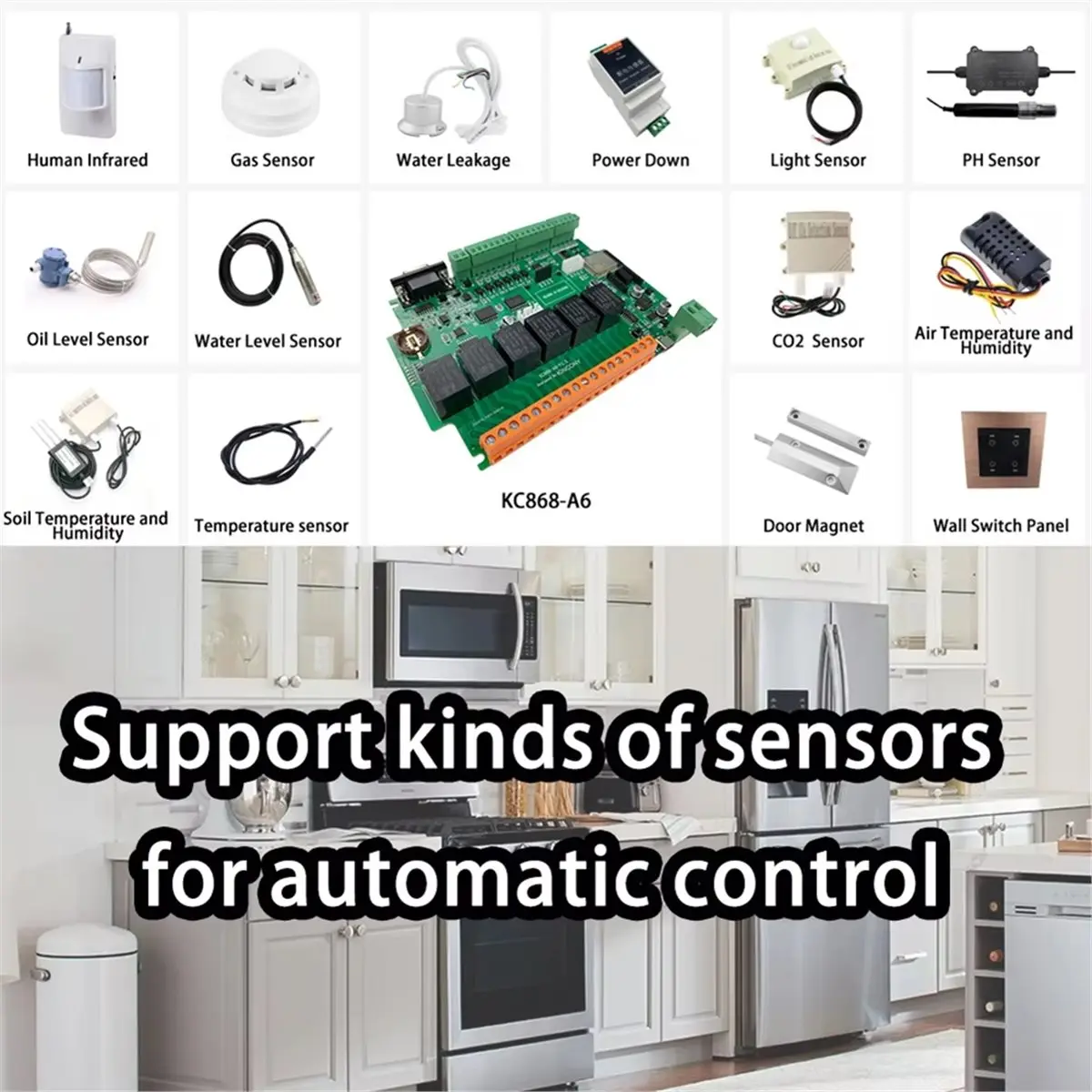 KC868-A6 Development Board MQTT Web HTTP ESPhome Tasmota for IDE WiFi Smart Home Automation System DIY