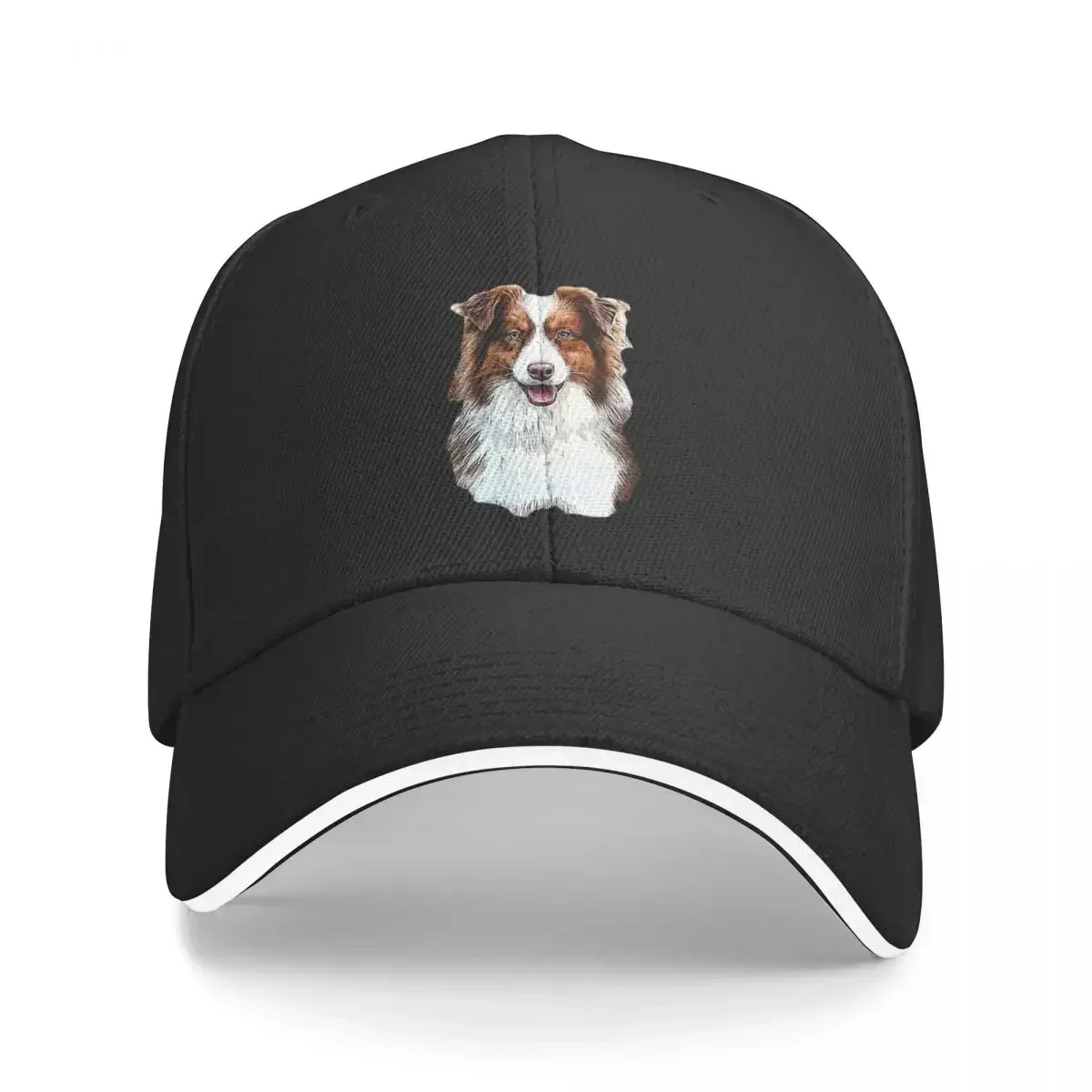 Australian Shepherd Red Tricolor Lovers Baseball Cap derby hat Luxury Man Hat Luxury Woman Men's