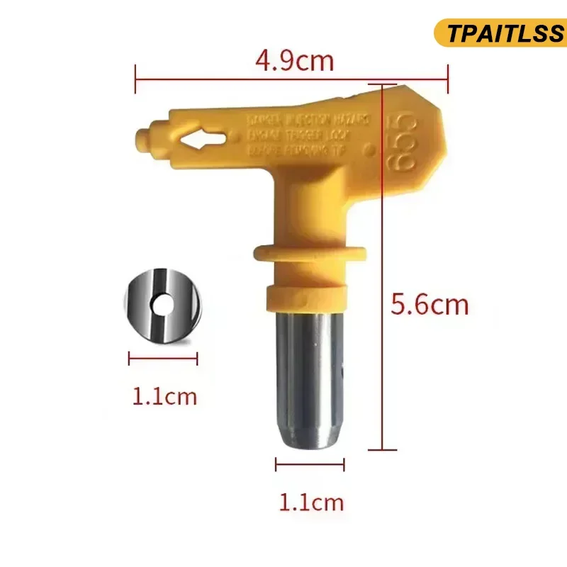 Imagem -05 - Pistola de Pulverização Bocal para Airless Pintura Pulverizador Ponta Amarela Vários Modelos 515 417 211 517 635 109