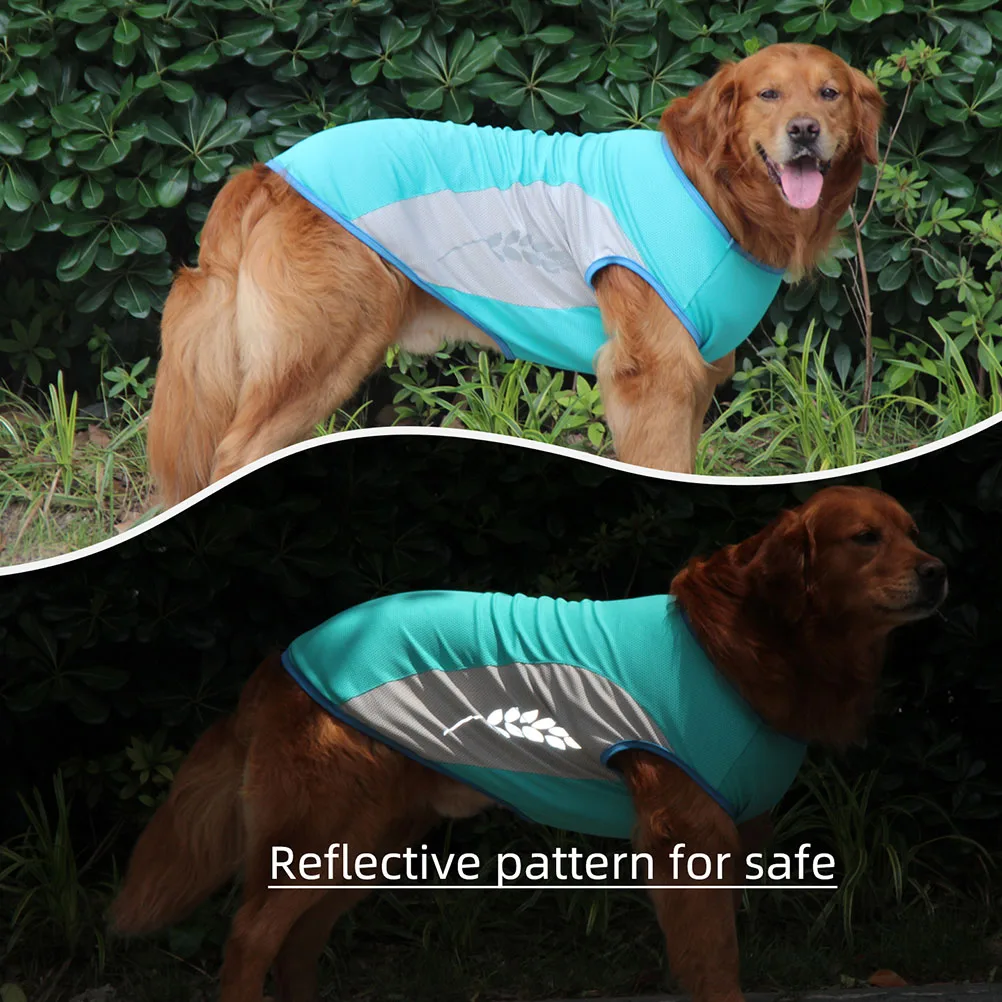 

Dog Vest Comfortable Pet Summer Clothes Cooling Small Shirt Polyester Decoration