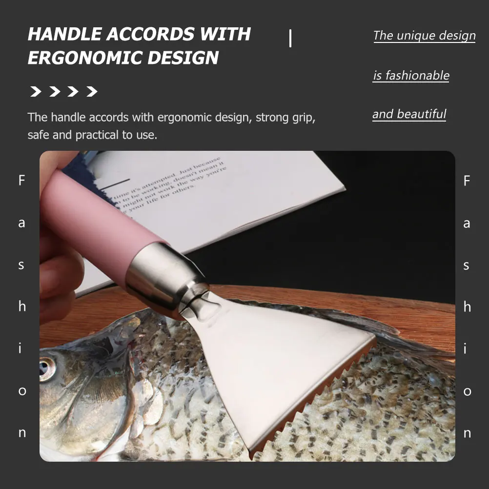 

Fish Cleaning Tools Scale Remover Scraper Manual Scraping Stainless Steel Scales Commercial Scaler