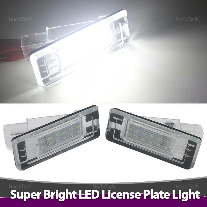 

LED License Plate Light for Dacia Duster 10-17 Renault Captur Kaptur Espace Fluence Scenic Latitude Modus White Error Free Lamp