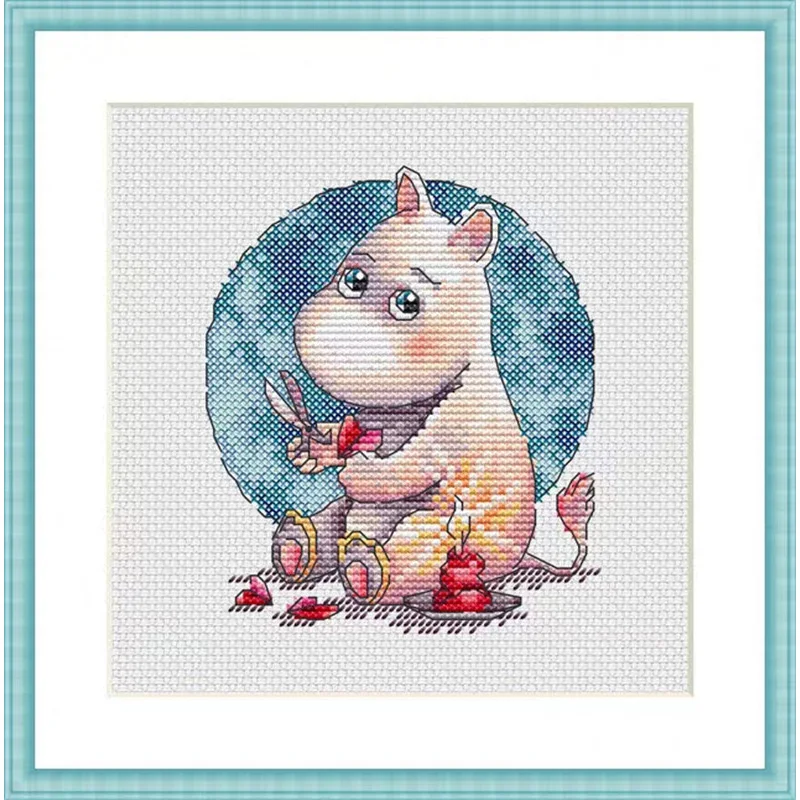 ZZ1771 DIY Homefun Cross Stitch Kit Packages Counted Cross-Stitching Kits New Pattern NOT PRINTED Cross stich Painting Set