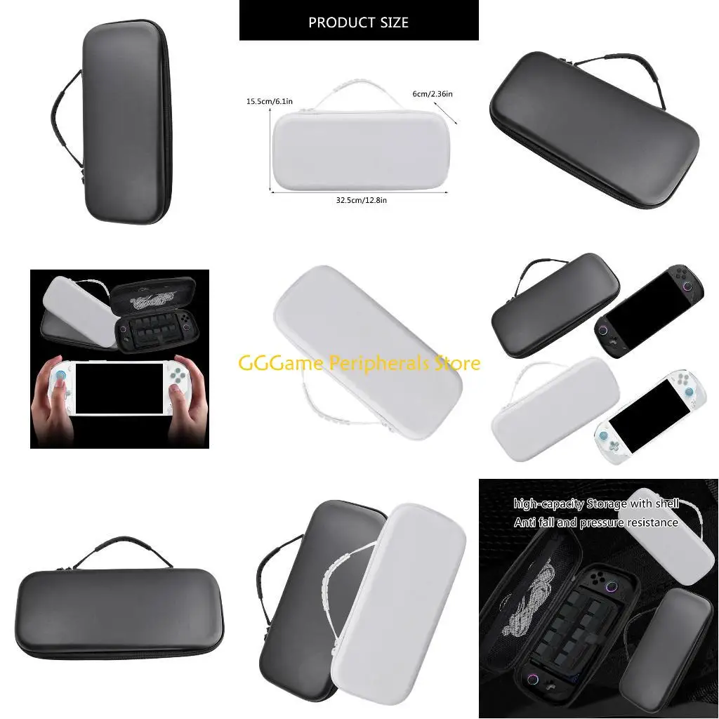 

U55B Protector Case Storage Box for Consoles Scratchproof Bag Game Consoles Carrying Case with Card Slot Mesh Pocket