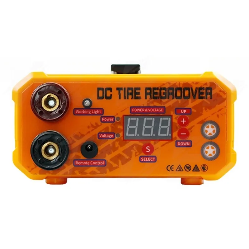 Tire Groover Machine Tyre Grooving Tool Tire Regrooving Iron Cutter Kit 1000W with 20 Pcs Cutting Blades for Rubber and Tires