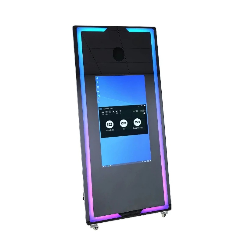 

Party wedding smart touch photo booth, booth 360 shooting, sports and fitness integrated equipment