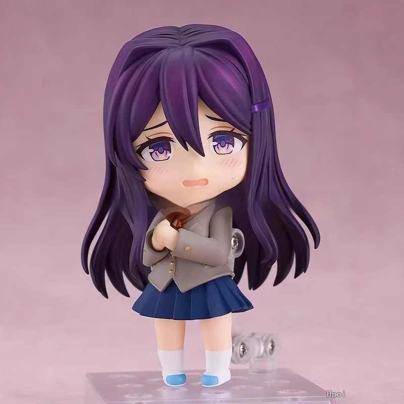 Figura de Anime Nendoroid 2283 Yuri Doki Doki Literature Club, Modelo de PVC, Juguete, Adorno de Escritorio, Coleccionable para Adultos