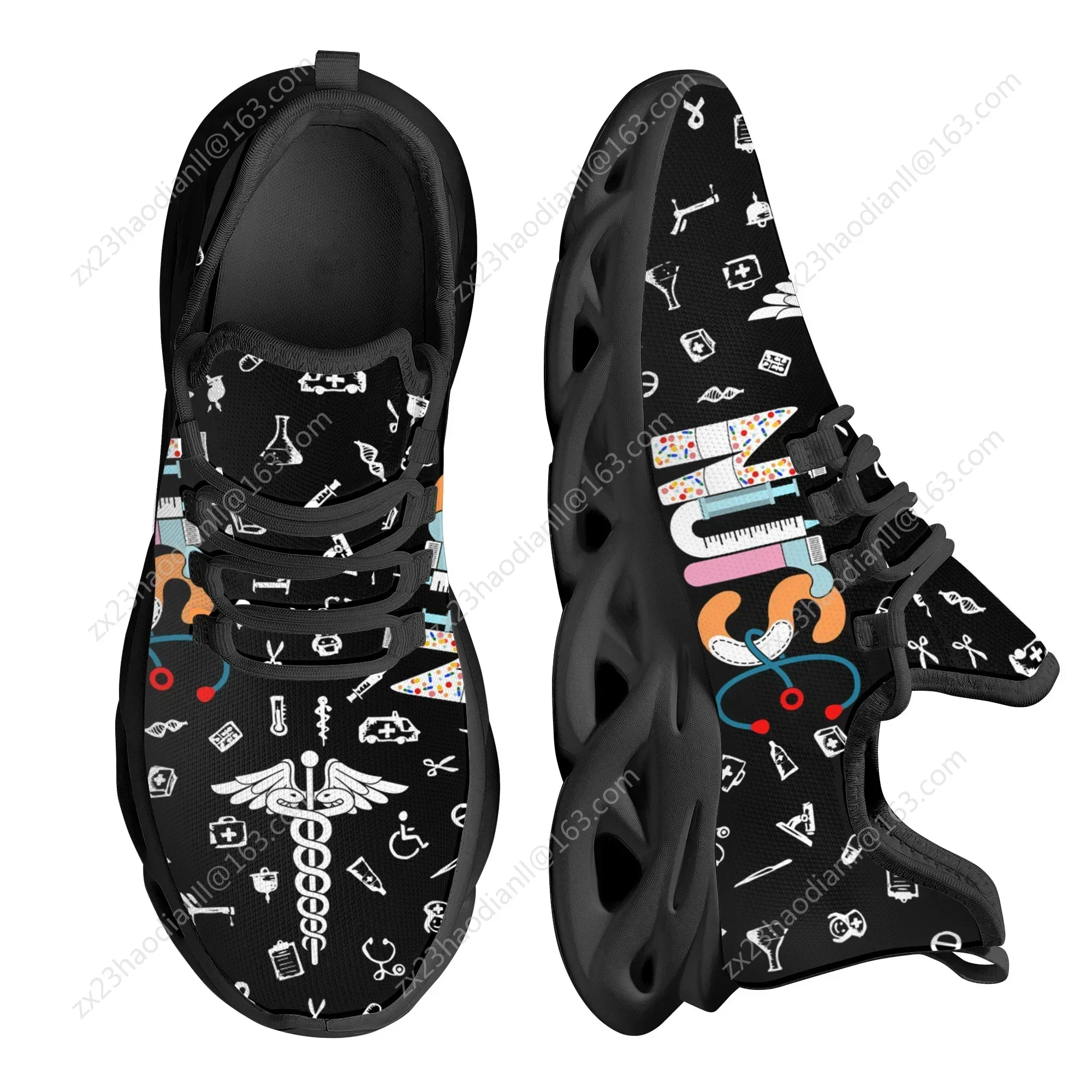 Fashion Lace Up Women Comfortable Platform Sneakers Doctor Hospital Surgical Equipment Brand Design Running Shoes Jogging Shoes