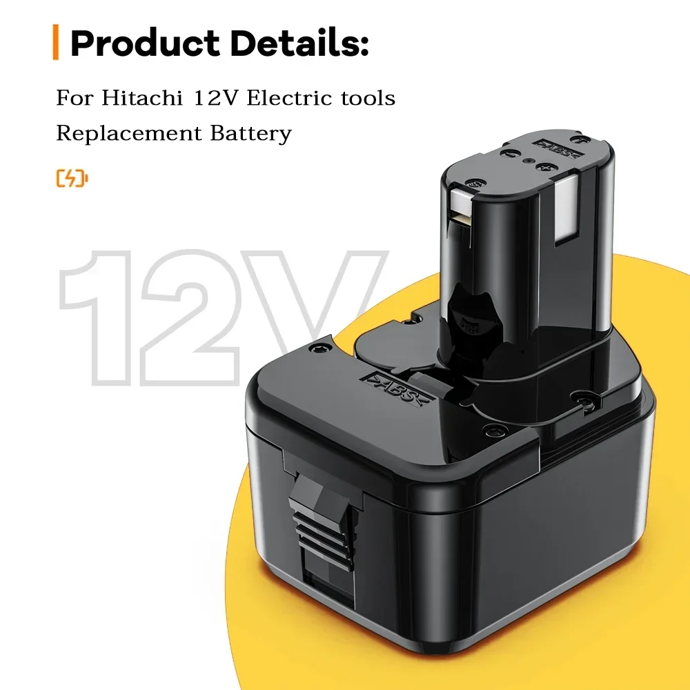 12V batteries EB1214S 12V batteries rechargeable NI-CD For Hitachi 12V tools EB1220BL EB1212S EB1214S WR12DMR CD4D DH15DV C5D