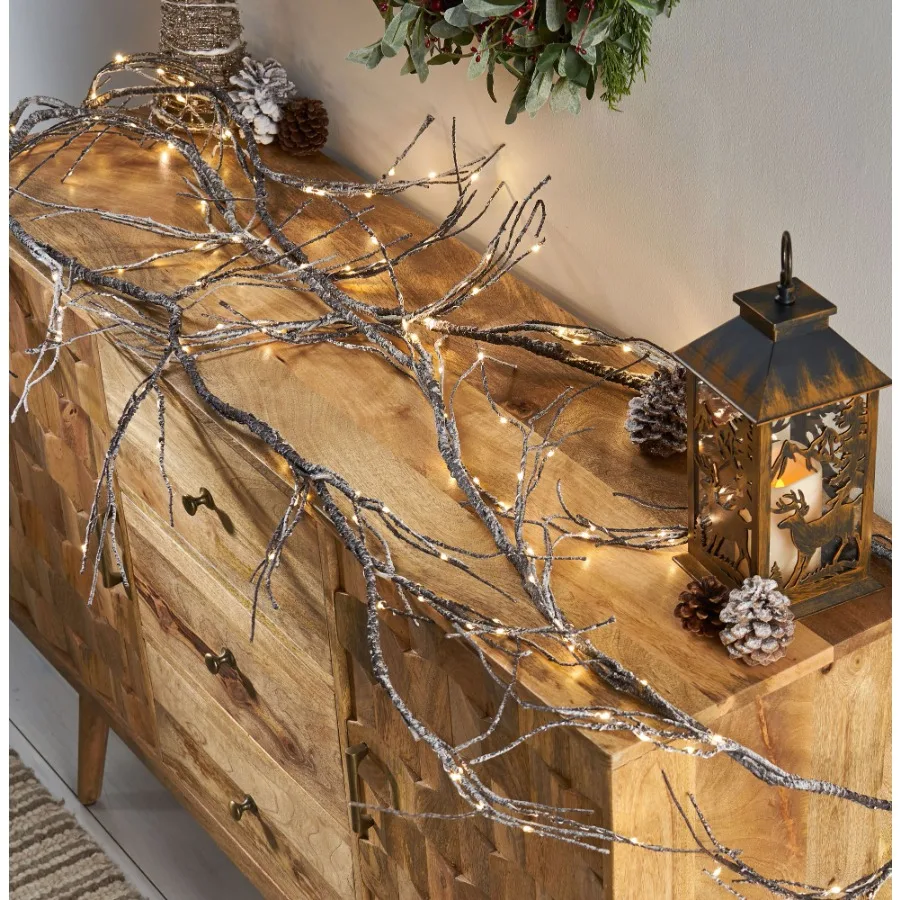 Girlanda papierowa o długości 18 stóp z oświetleniem LED