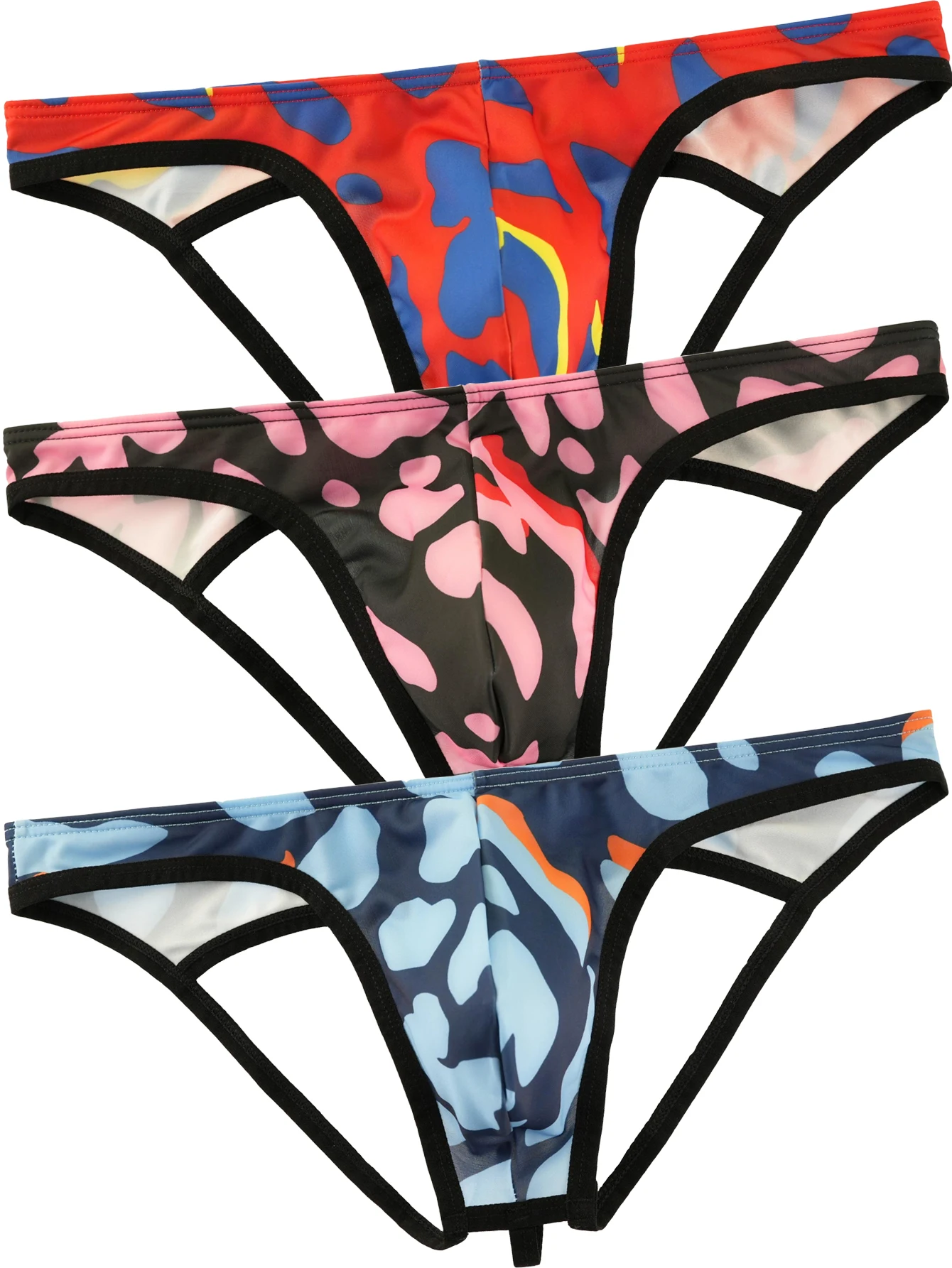 

Мужские трусы-брифы, 3 шт., сексуальные дышащие трусы, модные джокстрапы, мужские трусы-бикини, шорты, мужские трусики K92