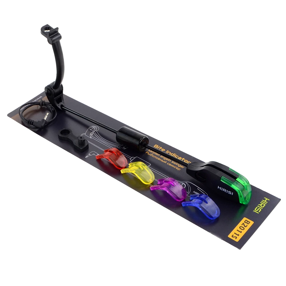 Hirisi B2011S Carp Fishing LED Swingers 4 Plastic Heads For Fishing Alarms Clear Bite Indicator Fishing Accessories Carp Anglers image 5