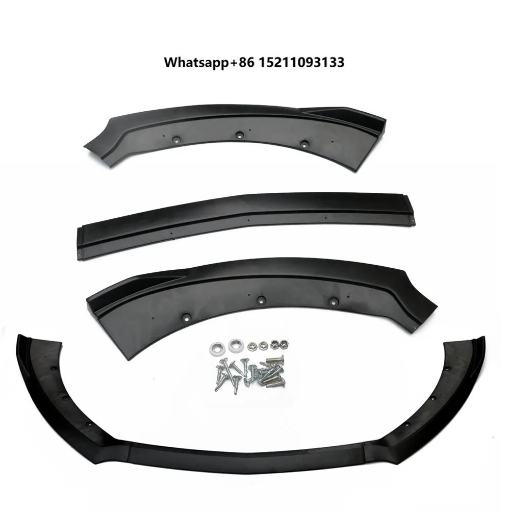 ADDCO EPMAN 20SETS/CARTON 3pcs Car Front Bumper Splitter Lip Spoiler Diffuser for for Mustang 2015-2017 EPCY971BK EPCY981TW