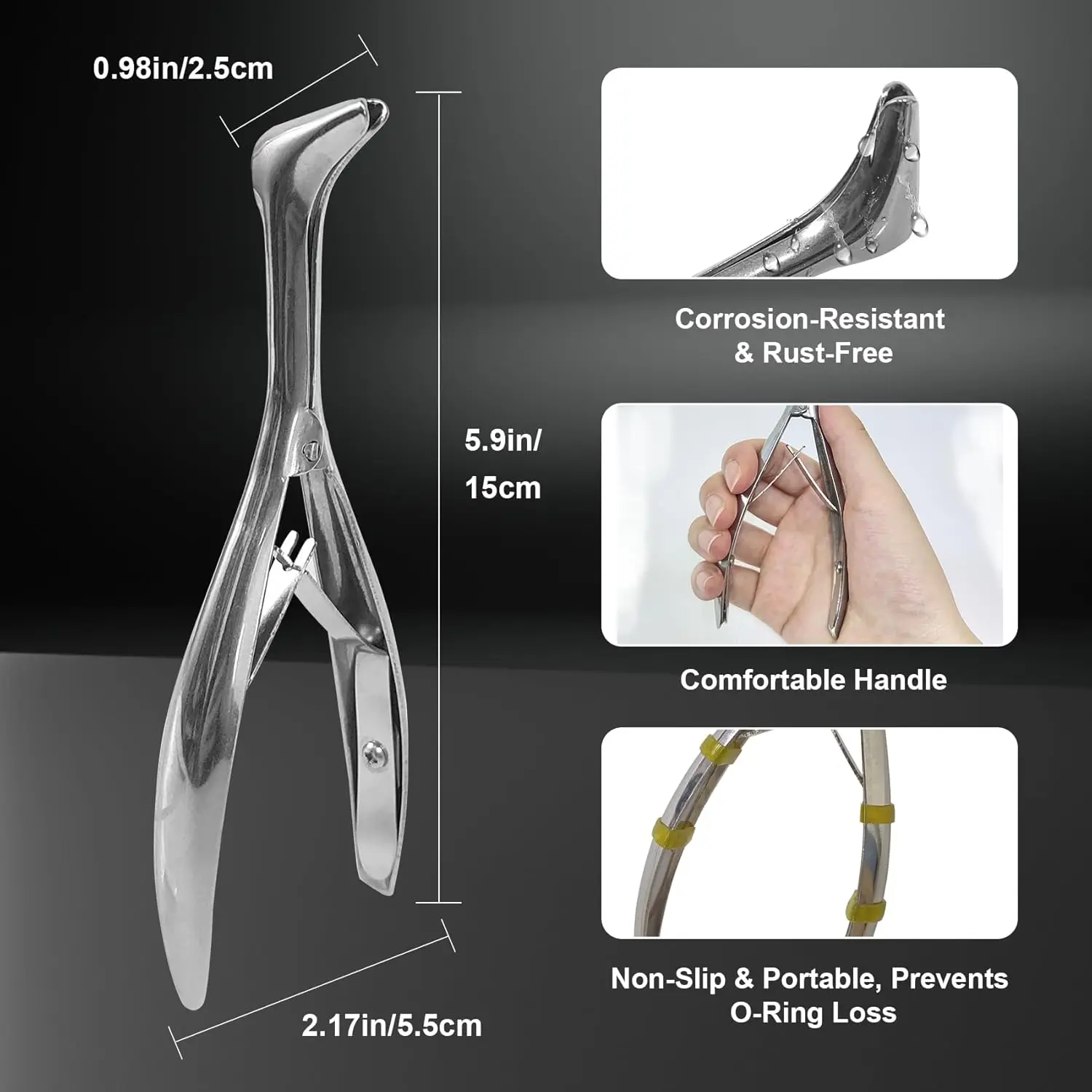 Stainless Steel Wacky Worm Rig Tool With 300pcs 5/6/7mm O Rings Luminous Pumpkin Green Hookless Soft Lures For Outdoor Leisure