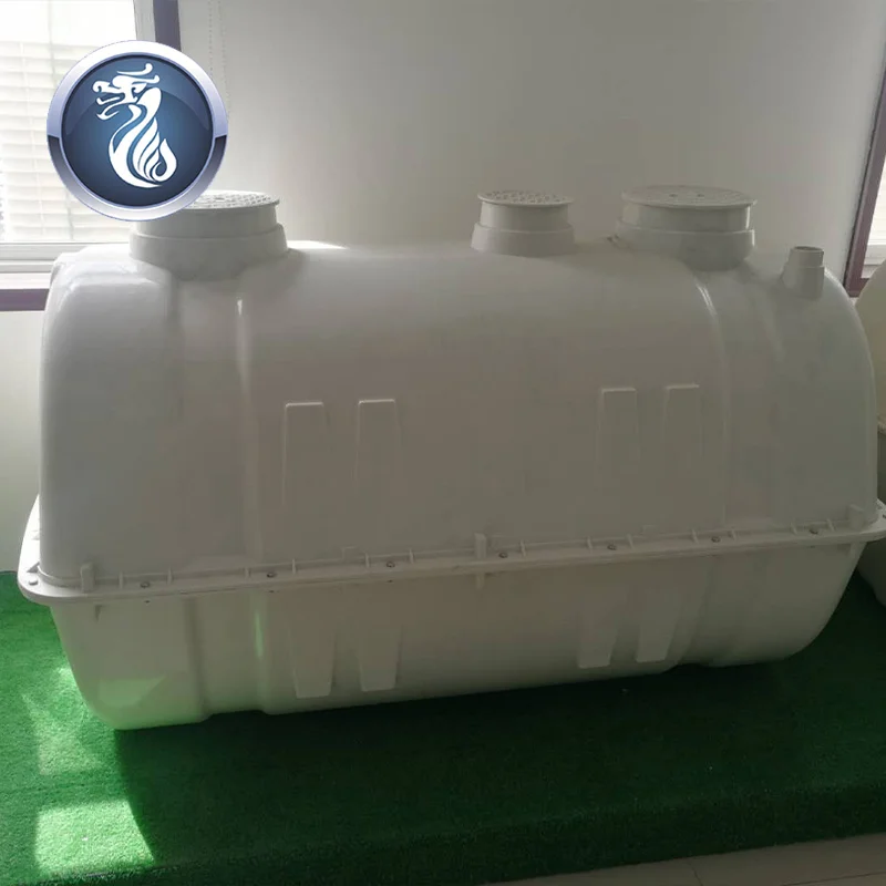 Sewage treatment FRP fiberglass molded septic tank