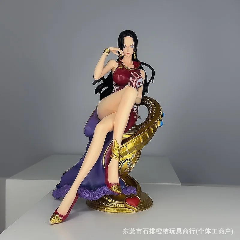 Bandai One Piece Gk Jt Sofa Empress Hancock Seated Pose Empress Boxed Figure Model Display Piece Action Figures Gift For Boys