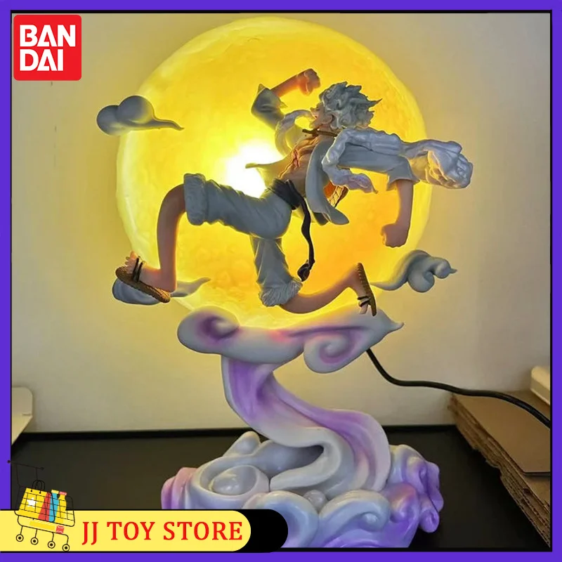 Patung Anime monyet satu bagian, D Luffy 28cm dengan tokoh aksi ringan, koleksi Model patung Gk, hadiah mainan Dekorasi Desktop