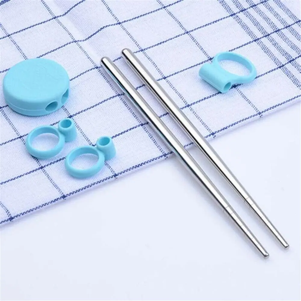 Children Kids Portable Cartoon Practice Chopsticks Training Chopsticks Eating Training Learning Helper Tableware