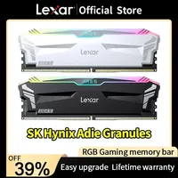 Lexar ARES RGB DDR5 RAMs 6400MHZ/7200MHZ Gaming Overclocked Memory Stick Desktop PC Memory Kit 32GB(16Gx2) Hynix Adie Particles