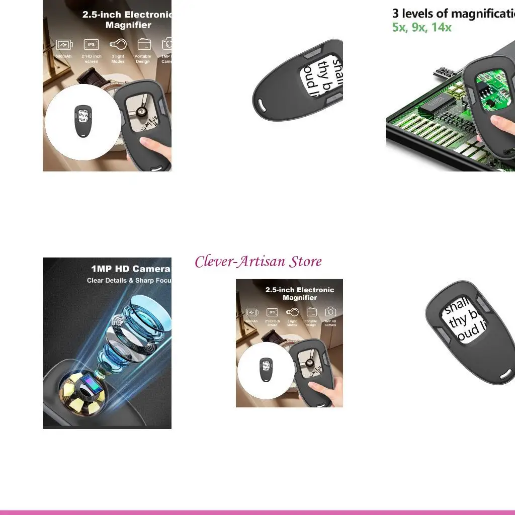 

E06B Карманный микроскоп с увеличением 60/80/100X, 2,0 дюйма, цветной экран, микроскоп для мобильного телефона, двойной режим